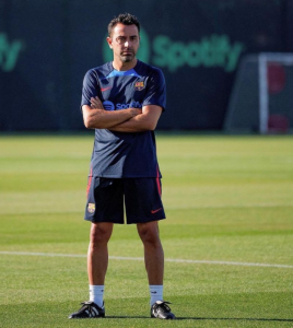 Pelatih Barcelona Xavi Hernandez